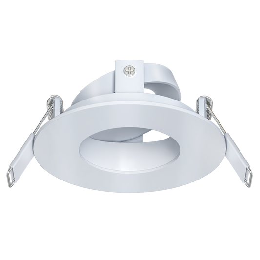 2 Inch White Round Adjustable Trim