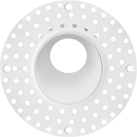 3 Inch White Round Wall Wash Trimless Kit
