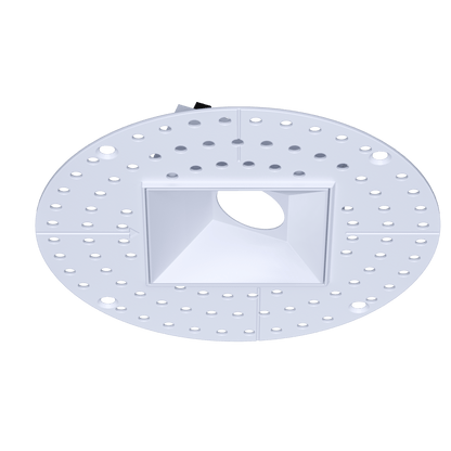 2 Inch White Square Wall Wash Trimless