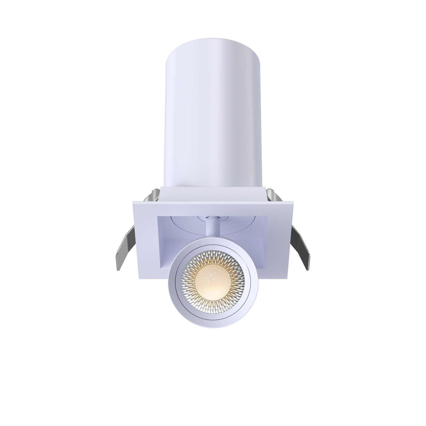 3” Square Retractable Downlight White