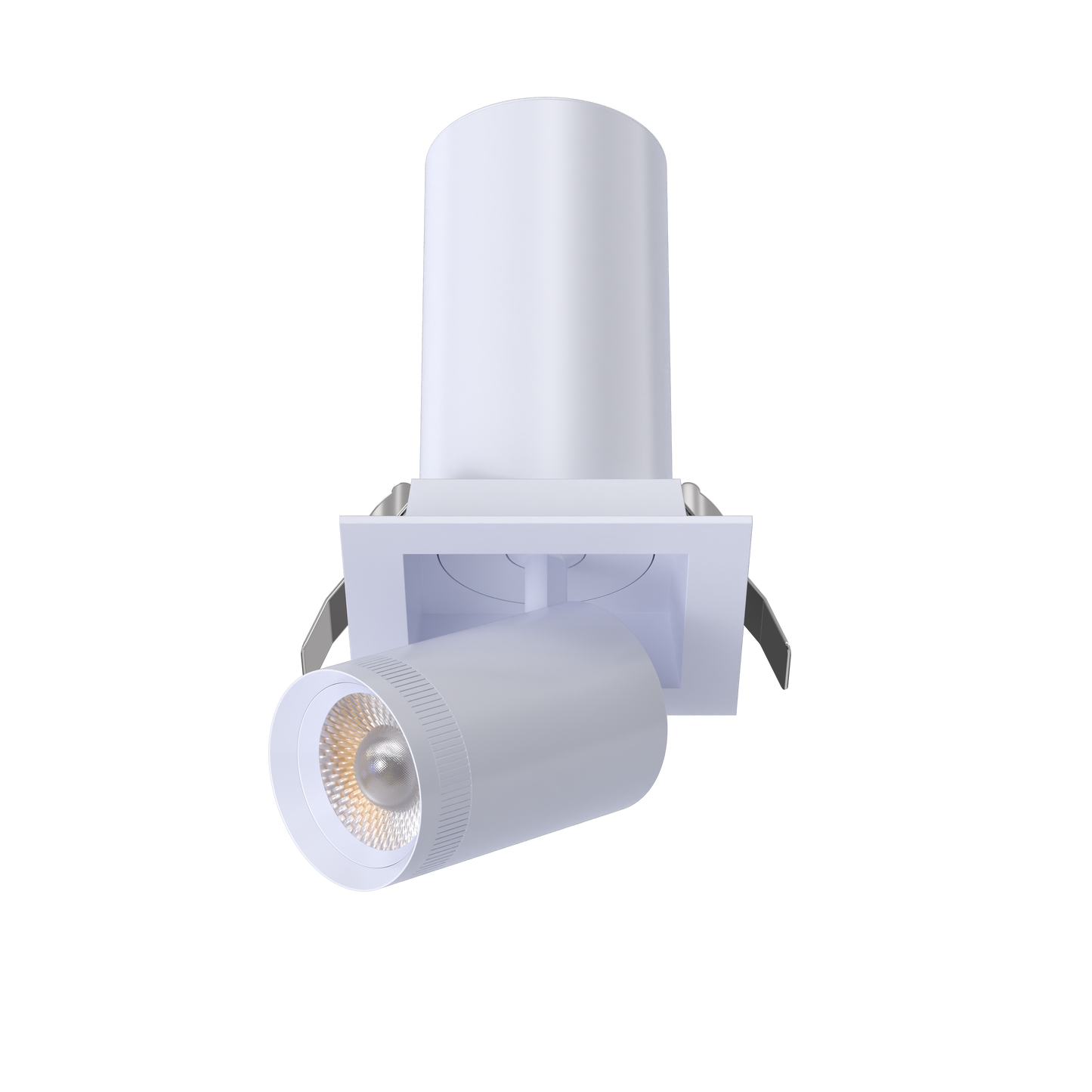 3” Square Retractable Downlight White