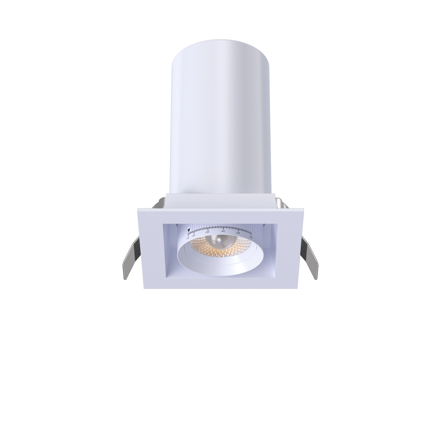 3” Square Retractable Downlight White