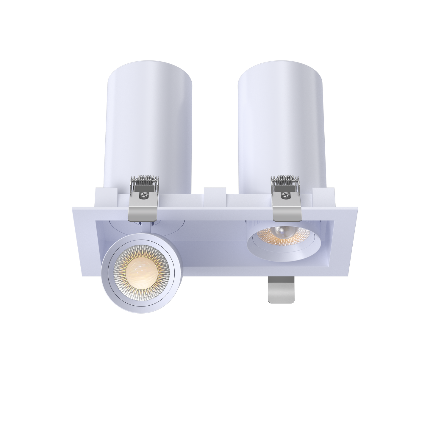 3” Double Head Retractable Multiple White
