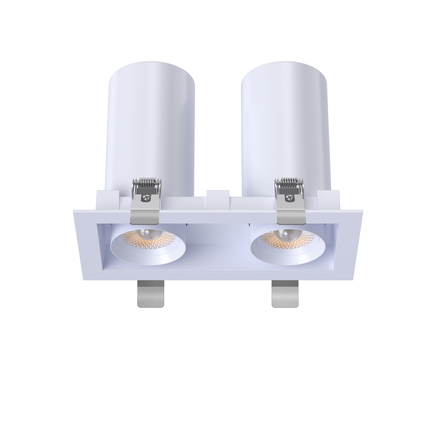 3” Double Head Retractable Multiple White