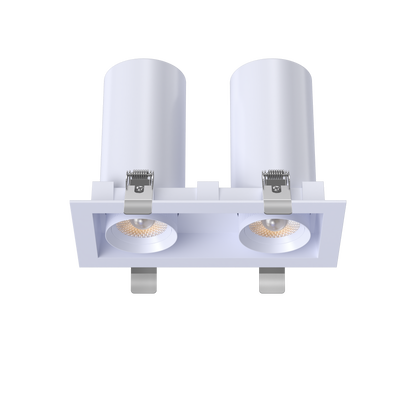 3” Double Head Retractable Multiple White