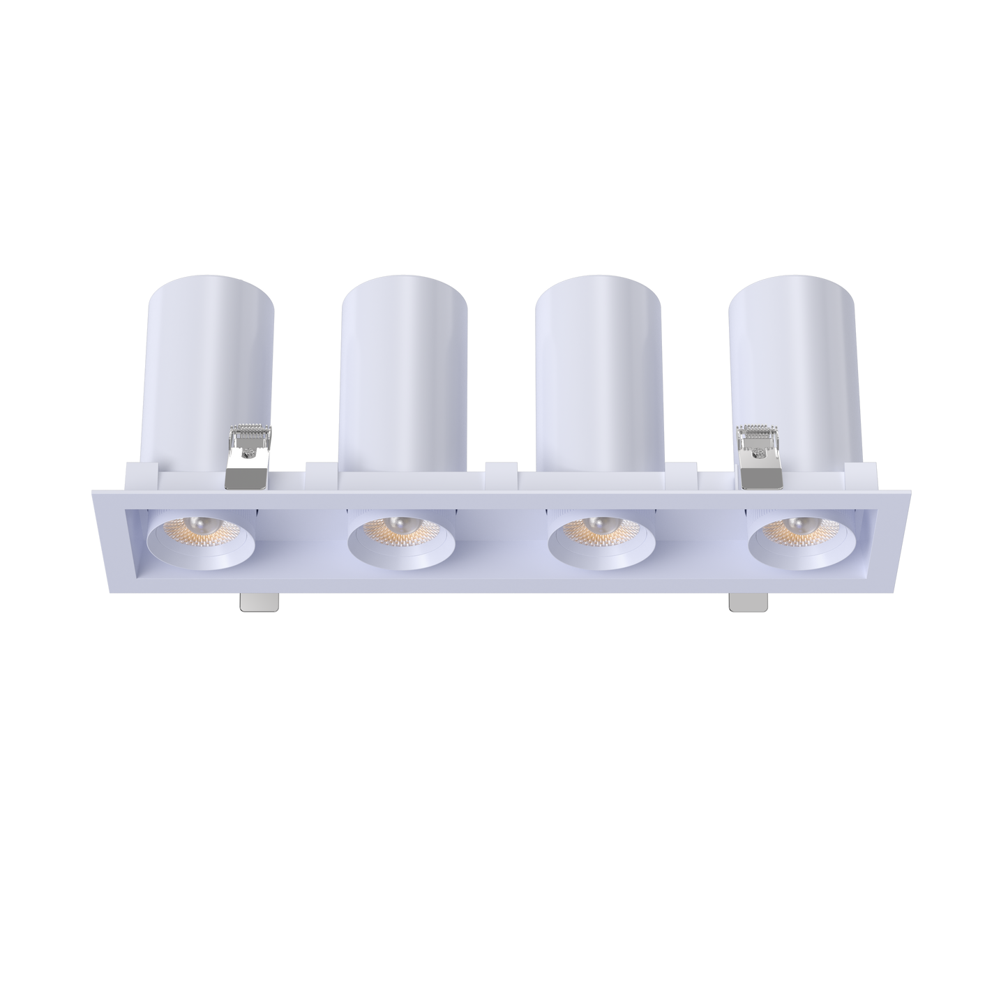 3” Four Head Retractable Multiple White