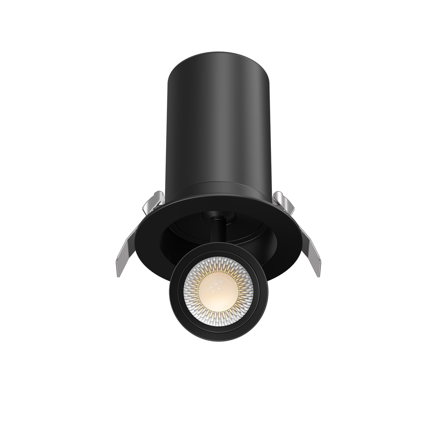3” Round Retractable Downlight Black