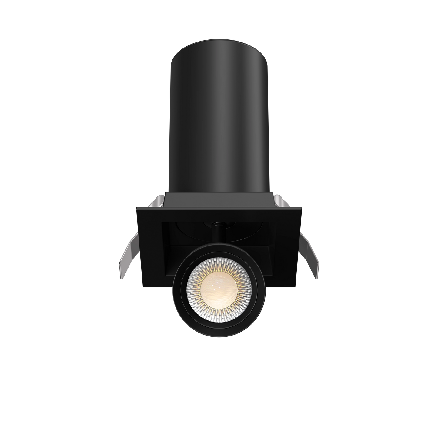 3” Square Retractable Downlight Black