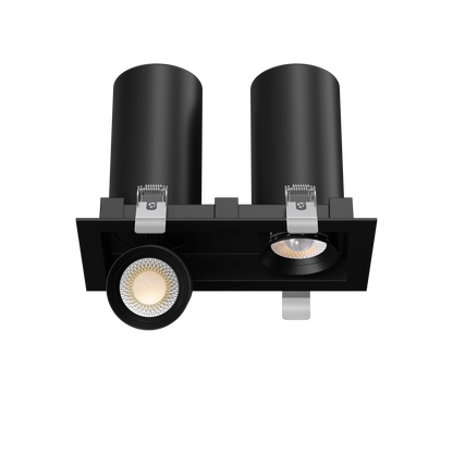 3” Double Head Retractable Multiple Black