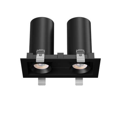 3” Double Head Retractable Multiple Black