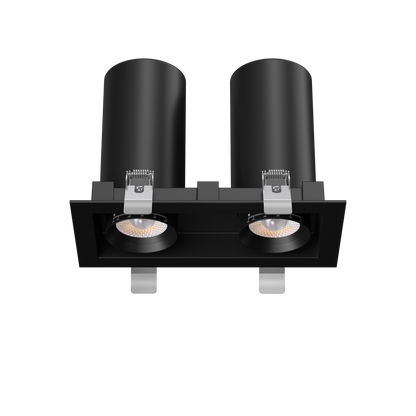 3” Double Head Retractable Multiple Black