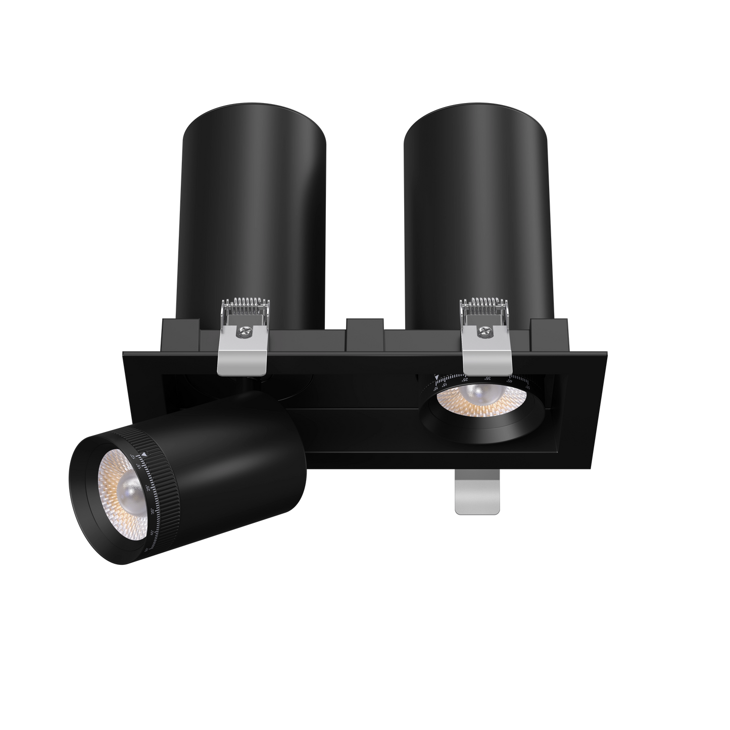 3” Double Head Retractable Multiple Black