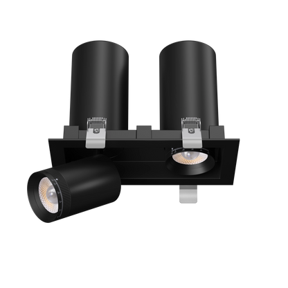 3” Double Head Retractable Multiple Black