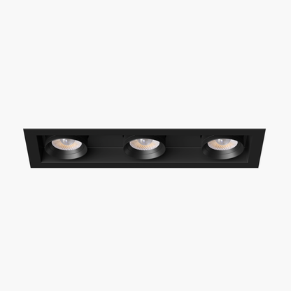 3” Triple Head Retractable Multiple Black