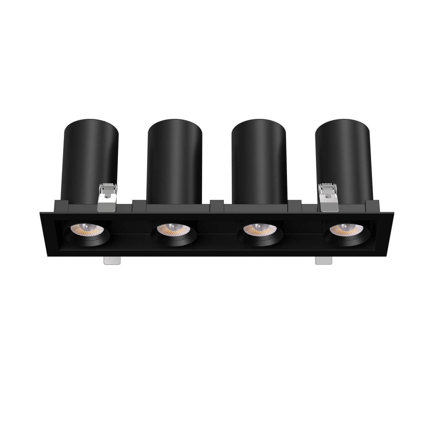 3” Four Head Retractable Multiple Black