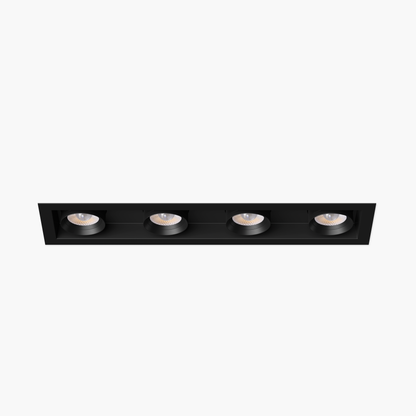 3” Four Head Retractable Multiple Black