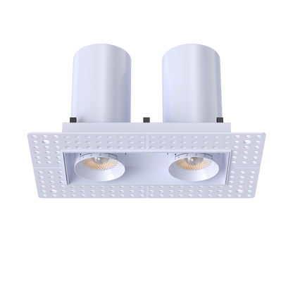 3” Double Head Retractable Trimless Multiple White