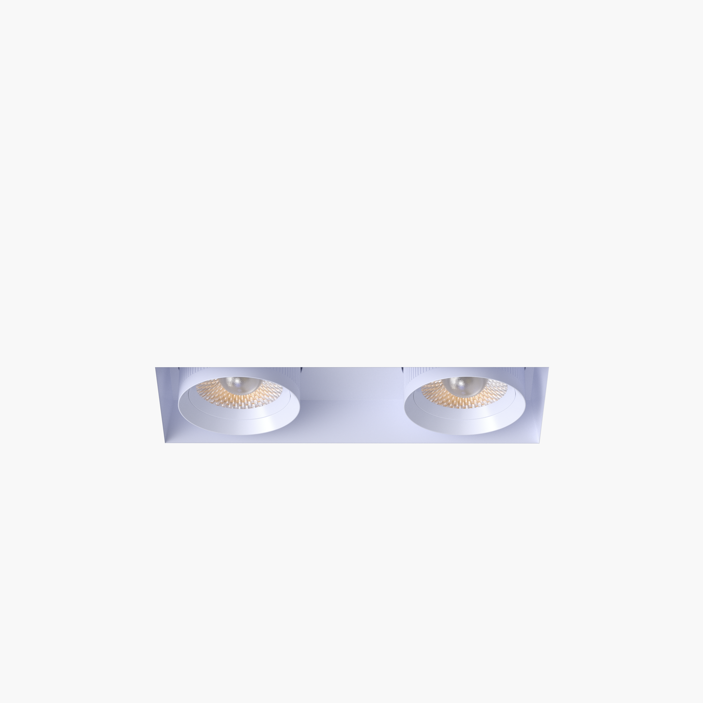 3” Double Head Retractable Trimless Multiple White
