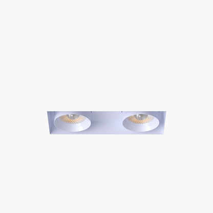 3” Double Head Retractable Trimless Multiple White