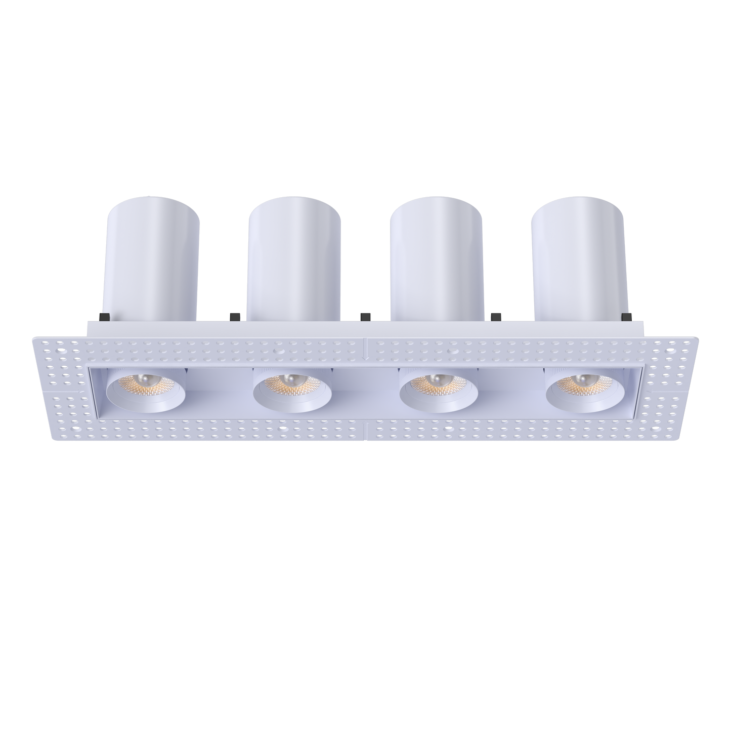 3” Four Head Retractable Trimless Multiple White