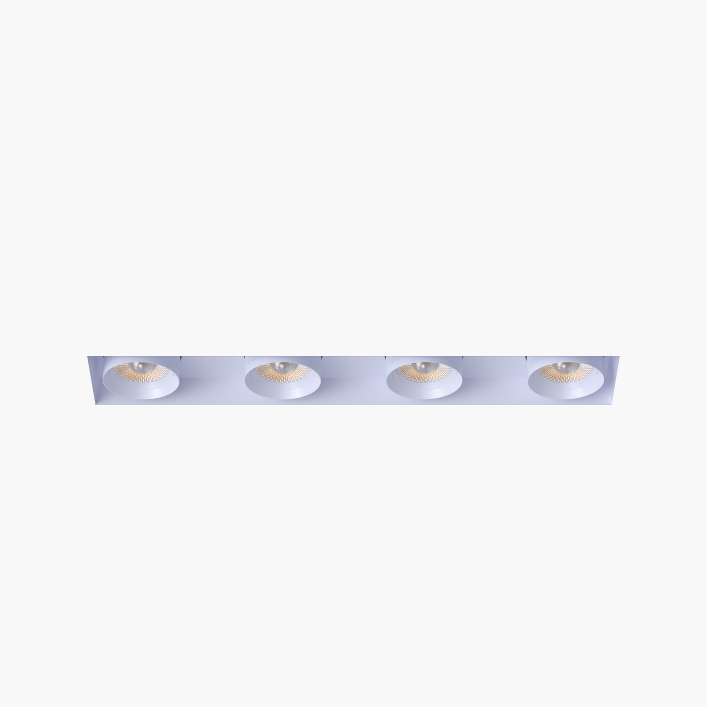 3” Four Head Retractable Trimless Multiple White