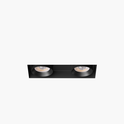 3” Double Head Retractable Trimless Multiple Black