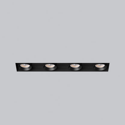 3” Four Head Retractable Trimless Multiple Black