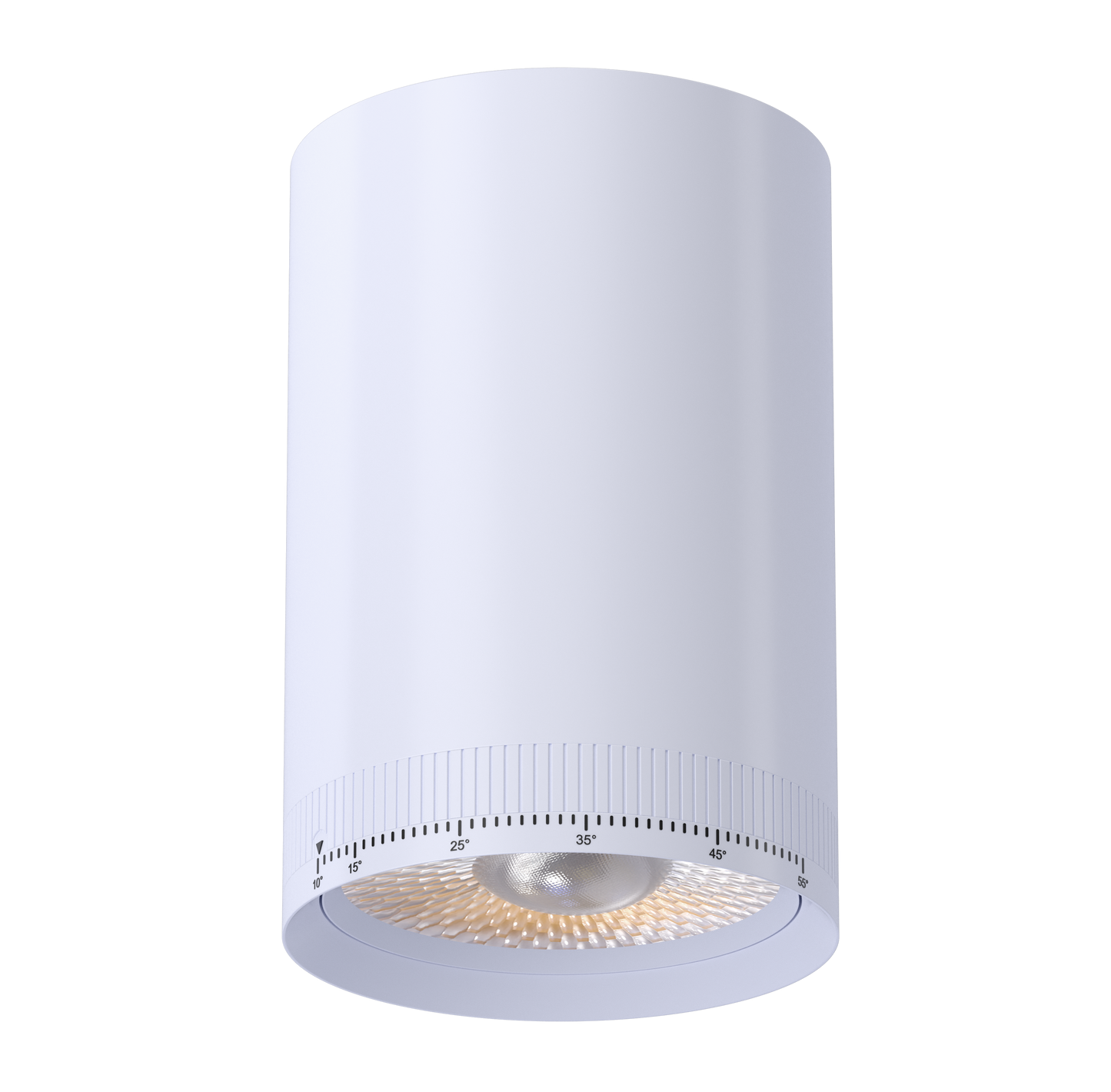 3.7 inch Round Universal Beam Adjustable Cylinder (White)