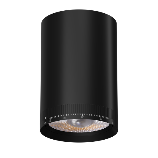 3.7 inch Round Universal Beam Adjustable Cylinder (Black)