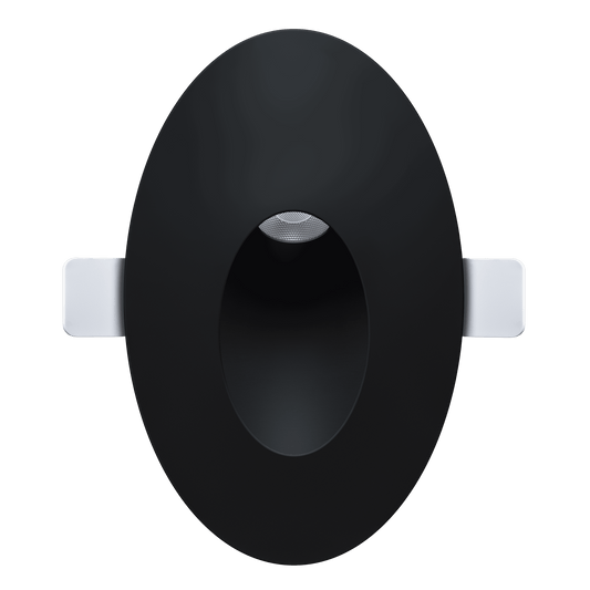 Oval Clip-In step light Black