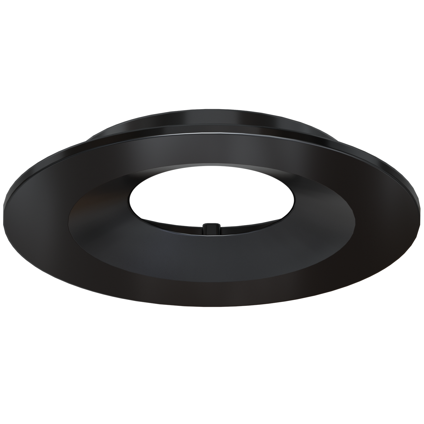 2 Inch Black Round Ultra Shallow Trim