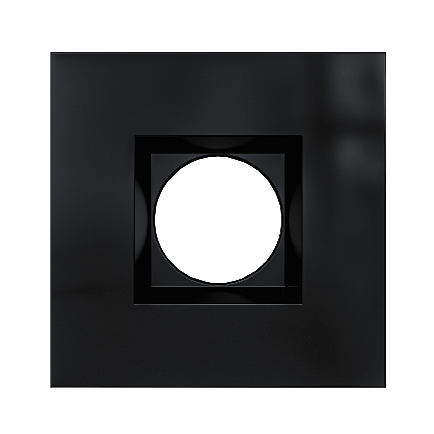 2 Inch Black Square Trim