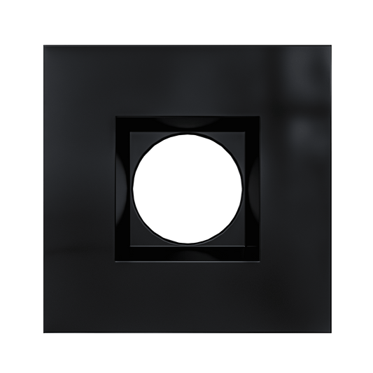 2 Inch Black Square Trim