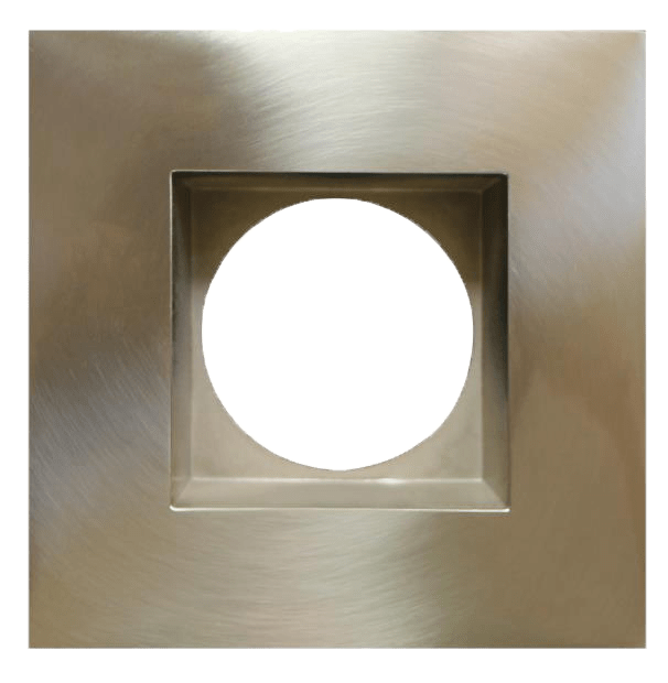 3.5 Inch Brushed Nickel Square Trim (Gen1)