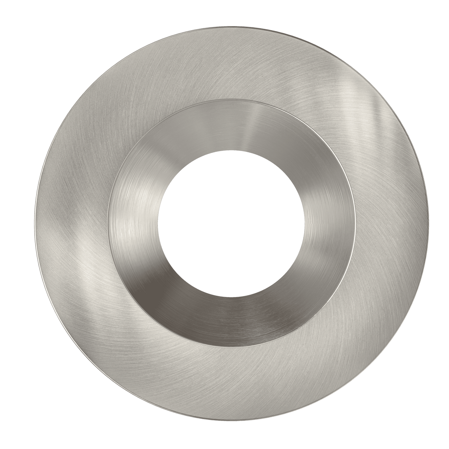 2 Inch Brushed Nickel Round Trim
