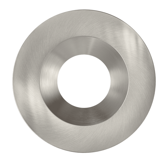 2 Inch Brushed Nickel Round Trim