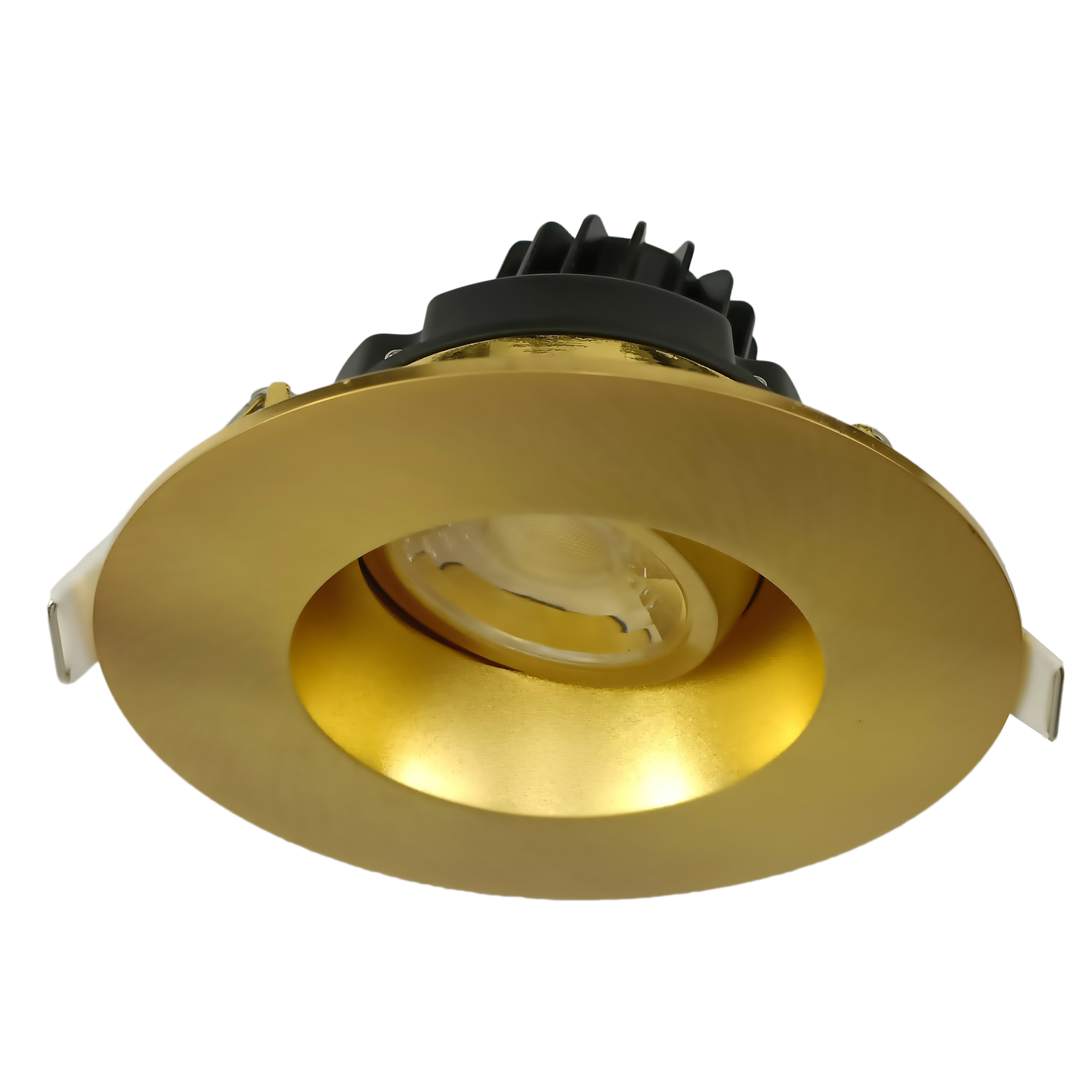 3” Round Regress Gimbal (Brushed Brass)