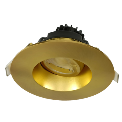 3” Round Regress Gimbal (Brushed Brass)