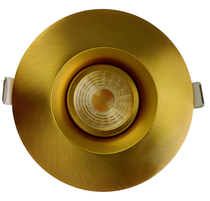 3” Round Regress Gimbal (Brushed Brass)