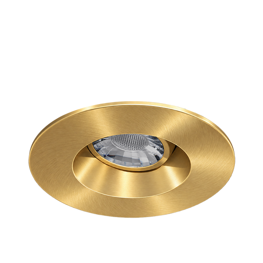 3” Round Regress Gimbal (Brushed Brass)
