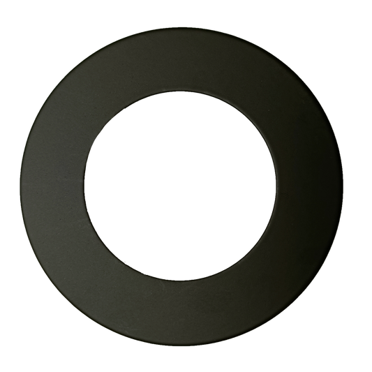 3" Round Slim Black Cover