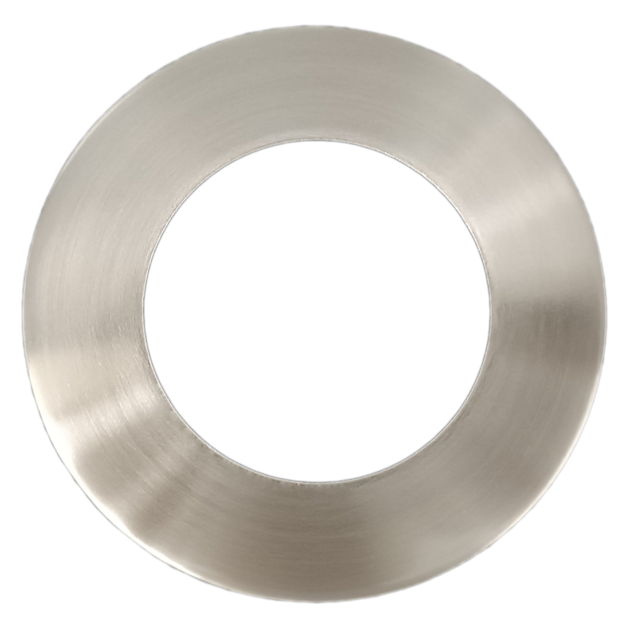 3" Round Slim Brushed Nickel Cover