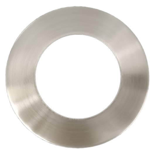 3" Round Slim Brushed Nickel Cover