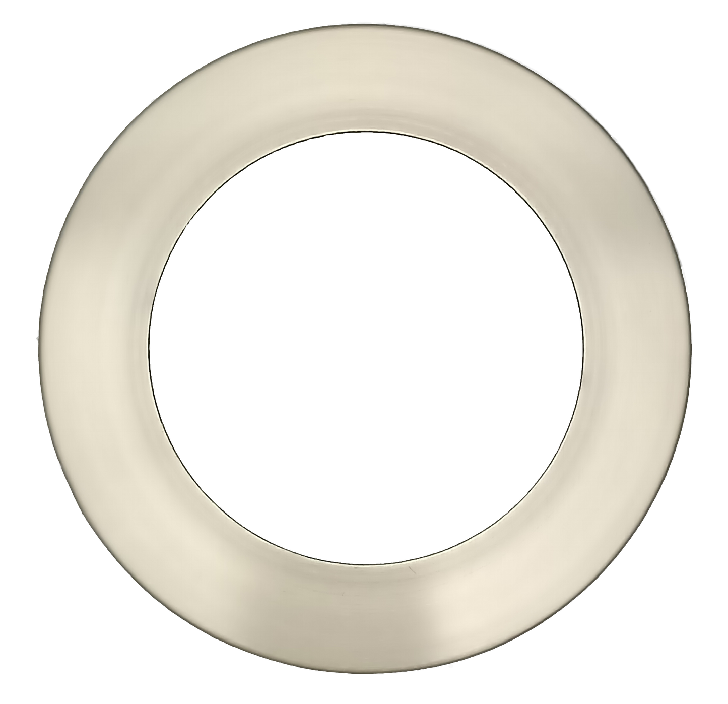 5" Round Slim Brushed Nickel Cover