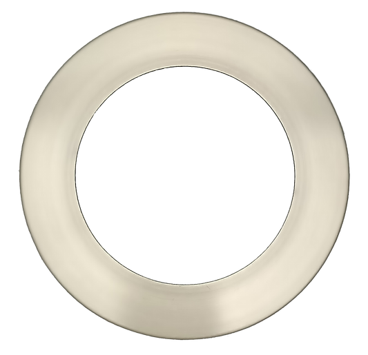 5" Round Slim Brushed Nickel Cover