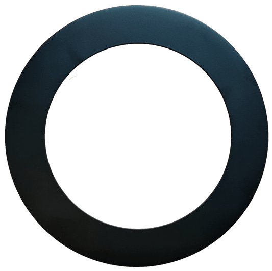 6" Round Slim Black Cover