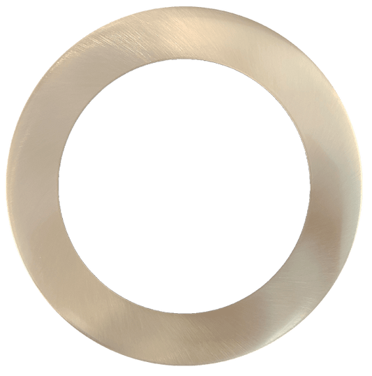 6" Round Slim Brushed Nickel Cover