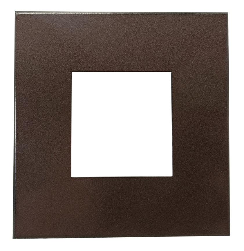 3" Square Slim Bronze Cover