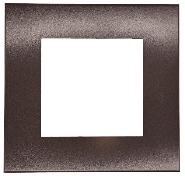 4" Square Slim Bronze Cover