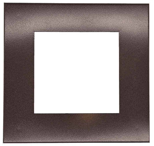 4" Square Slim Bronze Cover